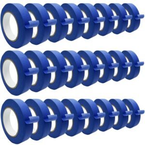 Blue Painter’s Tape – 24 Rolls, 0.94 in × 60.1 yd (Total 1,442 yd)