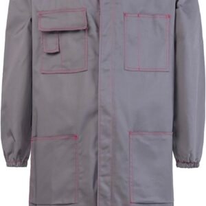 Mens Laboratory Coat DIY Workshop Long Jacket Warehouse Workwear Overcoat Adult Lab Coat
