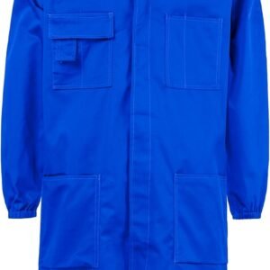 Mens Laboratory Coat DIY Workshop Long Jacket Warehouse Workwear Overcoat Adult Lab Coat